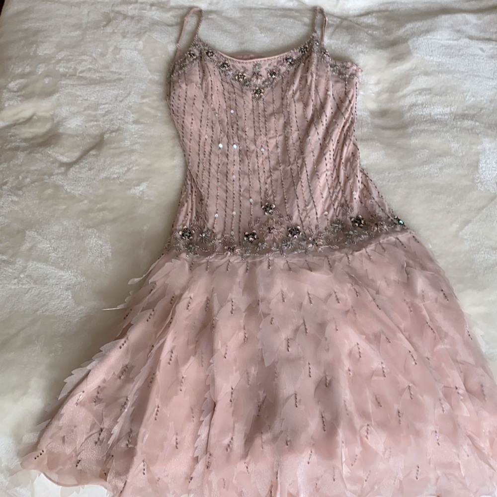 Flirty Sue Wong silk party dress